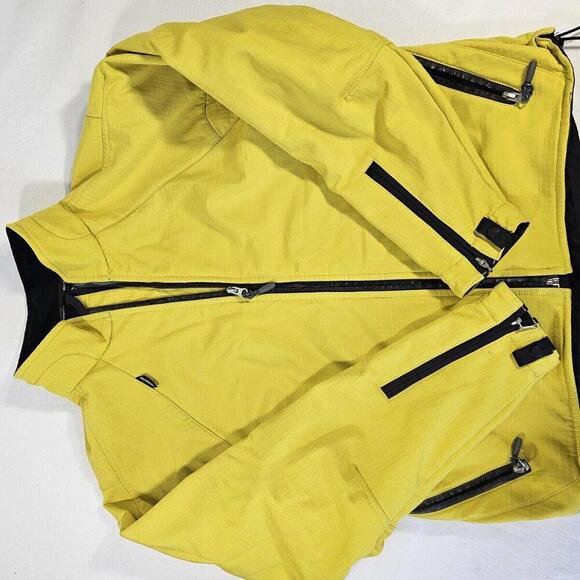Obermeyer Womans Zip Jacket. Medium. Yellow Full Wsrm Base Layer - Picture 7 of 9